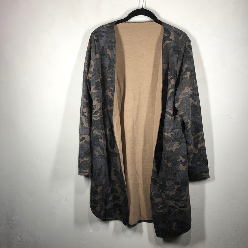 Unbranded camouflage open cardigan size large - Picture 1 of 8